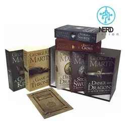 مجموعه ۷ جلد در باکس کلکسیونی Game of Thrones - A Song of Ice and Fire 7 book Box Set
