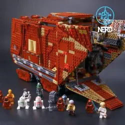 شن روى جاواها - سری جنگ ستارگان  (Star Wars - Sand Crawler and Droids) – برند Lepin