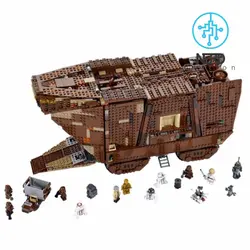 شن روى جاواها - سری جنگ ستارگان  (Star Wars - Sand Crawler and Droids) – برند Lepin