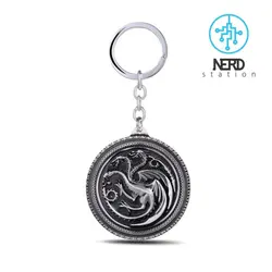 جا كليدى هاى فلزى طرح هاى بازى تاج و تخت (گيم آف ترونز) – سمبل تارگرين ها