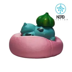 فیگور بالشتی بولباسور و پاپ کورن