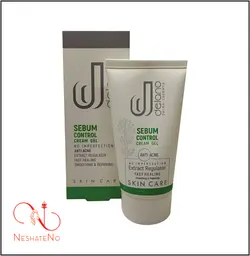 ژل کرم کنترل کننده چربی پوست دلانو delano