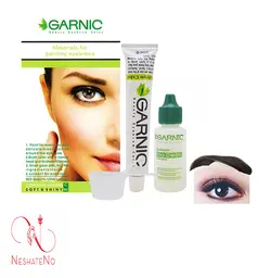 کیت رنگ ابرو گیاهی گارنیک نسکافه ای GNE6 حجم 20میل