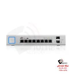 سوئیچ 8 پورت PoE یوبیکویتی (150W) | مشخصات فنی و قیمت خرید سوئیچ یوبیکویتی