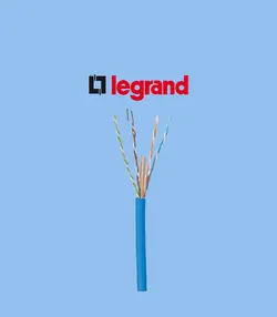 کابل لگراند Cat6 UTP 305 روکش PVC حلقه 305 متری تست فلوک چنل