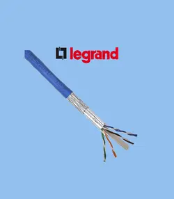 کابل شبکه لگراند Cat6 SFTP 500 روکش PVC حلقه 500 متری تست فلوک پرمننت