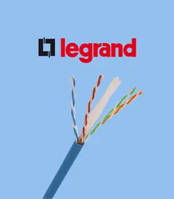 کابل شبکه لگراند Cat6 UTP CCA روکش PVC حلقه 305 متری