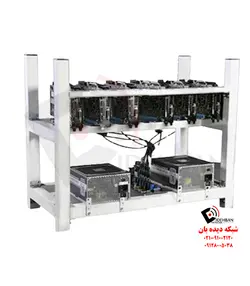 ریگ ماینینگ ۱۹۵ مگاهش با ۶ کارت گرافیک RX580