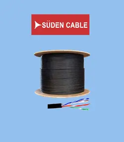کابل شبکه سودن Cat6 UTP CCA Outdoor 305m | قیمت کابل شبکه در شبکه دیده بان