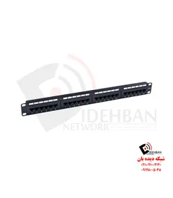 پچ پنل CAT5e UTP 24 Port متا الکترونیک