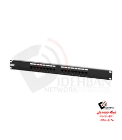 پچ پنل CAT5e UTP 16 Port متا الکترونیک