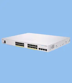 سوئیچ مدیریتی CBS350-24FP-4G سیسکو | مشخصات فنی و قیمت خرید تجهیزات سیسکو