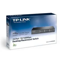 سوییچ 24 پورت مگابیتی و رکمونت تی پی-لینک TL-SF1024D - نت شبکه-قیمت فروش لوازم جانبی-قطعات کامپیوتر-لپ تاپ-تجهیزات شبکه