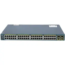 سوئیچ 48 پورت سیسکو 10/100 POE مدل WS-C2960-48PSTL