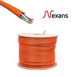 کابل شبکه نگزنس تست پرمننت Nexans Cable cat6 utp 305m