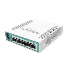 سوییچ میکروتیک 6 پورت SFP - مدل CRS106-1C-5S - نت شبکه-قیمت فروش لوازم جانبی-قطعات کامپیوتر-لپ تاپ-تجهیزات شبکه