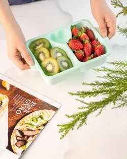 ظرف دو طرفه سرو تنقلات و میوه 2عدد