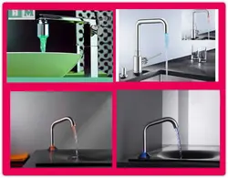 سرشیر چراغدار ال ای دی LED حساس به دما