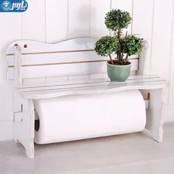 جا دستمالی طرح نیمکت