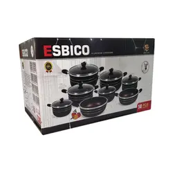 سرویس پخت و پز 14 پارچه داخل زنبوری اسبیکو 🟢 قیمت : 1,283,000&nbsp;تومان - فروشگاه آنلاین نیک سرا