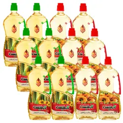 روغن ذرت و آفتابگردان و روغن سرخ کردنی پایه کنجد کارمیسن - 920 میلی لیتر بسته 12 عددی 🟢 قیمت : 1,347,000 تومان - فروشگاه آنلاین نیک سرا