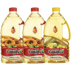 روغن مخصوص سرخ کردنی پایه کنجد و روغن ذرت کانولا کارمیسن - 1.7 لیتر مجموعه 3 عددی 🟢 قیمت : 630,000&nbsp;تومان - فروشگاه آنلاین نیک سرا