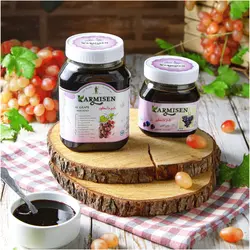 شیره انگور و ارده ممتاز کارمیسن - 800 گرم مجموعه 3 عددی 🟢 قیمت : 258,000 تومان - فروشگاه آنلاین نیک سرا
