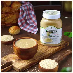 شیره خرما و ارده ممتاز کارمیسن -800 گرم مجموعه 3 عددی 🟢 قیمت : 221,000 تومان - فروشگاه آنلاین نیک سرا