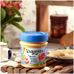 کره بادام زمینی بدون شکر رژیمی کارمیسن- 300 گرم 🟢 قیمت : 61,750 تومان - فروشگاه آنلاین نیک سرا