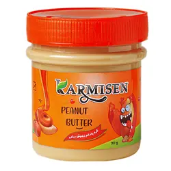 کره بادام زمینی ساده کارمیسن-300 گرم 🟢 قیمت : 59,750 تومان - فروشگاه آنلاین نیک سرا