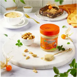 کره بادام زمینی ساده و رژیمی بدون شكر کارمیسن - 300 گرم 🟢 قیمت : 120,000 تومان - فروشگاه آنلاین نیک سرا