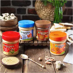 کره بادام زمینی کرانچی و کاکائویی کارمیسن - 300 گرم مجموعه 12 عددی 🟢 قیمت : 714,240 تومان - فروشگاه آنلاین نیک سرا