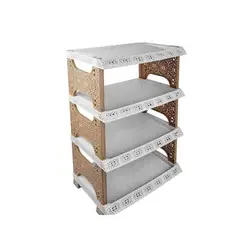 جاکفشی طرح دار جاسمین 4طبقه 🟢 قیمت : 470,000&nbsp;تومان - فروشگاه آنلاین نیک سرا