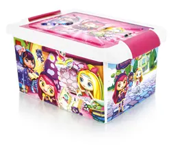 جعبه اسباب بازی هوم کت طرح دختران افسونگر 🟢 قیمت : 255,000&nbsp;تومان - فروشگاه آنلاین نیک سرا