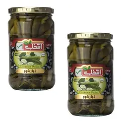 خیار شور سوپر ویژه انتخاب - 640 گرم بسته 2 عددی 🟢 قیمت : 0&nbsp;تومان - فروشگاه آنلاین نیک سرا
