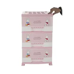 دراور 3طبقه لارج BL هوم کت طرح چوب و عروسکی 🟢 قیمت : 577,000&nbsp;تومان - فروشگاه آنلاین نیک سرا