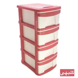 دراور چهار طبقه ممتازپلاستیک X4 🟢 قیمت : 920,000&nbsp;تومان - فروشگاه آنلاین نیک سرا