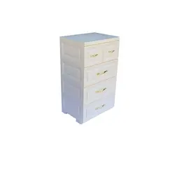 دراور ممتاز پلاستیک چهار طبقه 5 کشو S4 🟢 قیمت : 1,550,000&nbsp;تومان - فروشگاه آنلاین نیک سرا