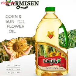 روغن ذرت و آفتابگردان و روغن ذرت خالص کارمیسن - 1.7 لیتر بسته 6 عددی