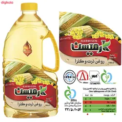 روغن ذرت و آفتابگردان و روغن ذرت کانولا کارمیسن - 1700 میلی لیتر بسته 6 عددی
