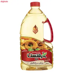 روغن ذرت و آفتابگردان و روغن سرخ کردنی پایه کنجد کارمیسن - 1700 میلی لیتر بسته 6 عددی