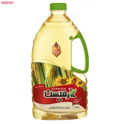 روغن ذرت و آفتابگردان و روغن سرخ کردنی پایه کنجد کارمیسن - 1700 میلی لیتر بسته 6 عددی