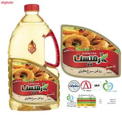 روغن سرخ کردنی پایه کنجد کارمیسن - 1700 میلی لیتر بسته 6 عددی