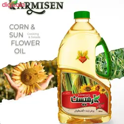 روغن سرخ کردنی پایه کنجد و روغن ذرت آفتابگردان - 1700 میلی لیتر بسته 3 عددی