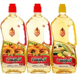 روغن سرخ کردنی پایه کنجد و روغن ذرت کانولا کارمیسن - 920 میلی لیتر مجموعه 3 عددی