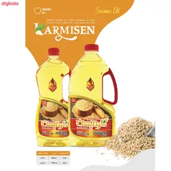 روغن کنجد تصفیه خالص کارمیسن _ 1.7 لیتر بسته 3 عددی