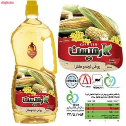 روغن ذرت و آفتابگردان و روغن ذرت کانولا کارمیسن حجم 920 میلی لیتر بسته 12 عددی