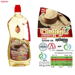 روغن کنجد تصفیه خالص کارمیسن - 920میلی لیتر مجموعه 3 عددی