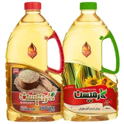 روغن کنجد تصفیه و افتاب گردان کارمیسن - 1700 میلی لیتر مجموعه دو عددي