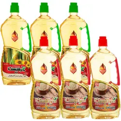 روغن کنجد تصفیه و روغن ذرت آفتابگردان کارمیسن _ 920 میلی لیتر 6 عددی